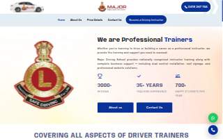 Major Driving School, Flint Area