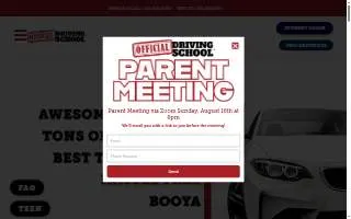 Official Driving School of Flint website