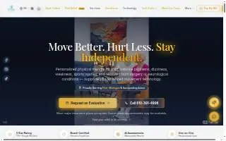 Optima Physical Therapy PLLC website