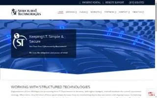 Structured Technologies of Flint website