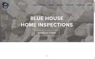 Blue House Home Inspections, LLC website