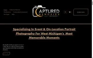 Captured Memories Studio by H.G Photography website