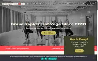Funky Buddha Yoga Hothouse of Forest Hills website