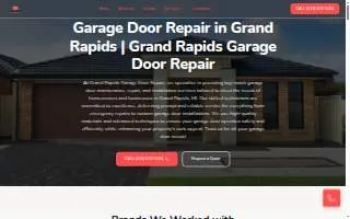 Grand Rapids Garage Door Repair of Forest Hills website