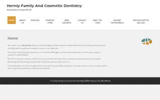 Hernly Family & Cosmetic Dentistry website