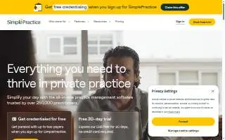 Simple Wellness Solutions, LLC of Forest Hills website