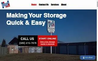 Added Room Self Storage website