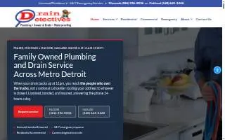 Drain Detectives website