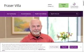 Fraser Villa website