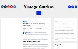 Vintage Gardens Wedding Chapel and Event Center website