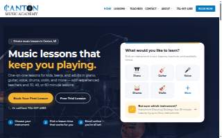 Canton Music Academy website