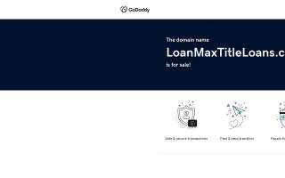 LoanMax Title Loans of Garden City website