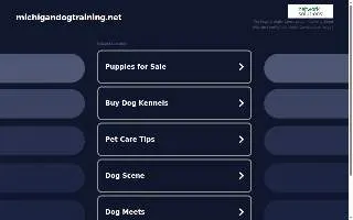Michigan Dog Training of Garden City website