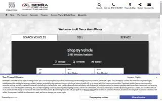 Al Serra Auto Plaza website