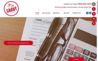 Darby Tax Service website