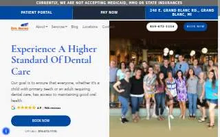 Drs Burau Cosmetic and Family Dentistry website