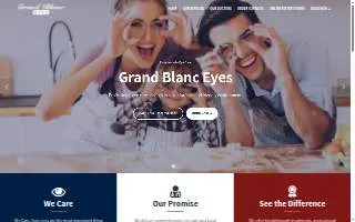 Grand Blanc Eyes website