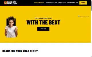 Same Day Road Test of Grand Blanc website
