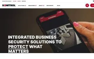 Sonitrol Security of Western Kentucky website