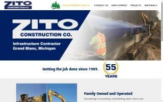 Zito Construction Co. website