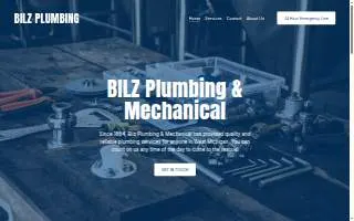 Bilz Plumbing & Mechanical website