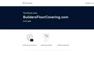 Builders Floor Covering website