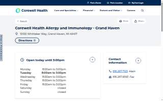 Corewell Health Allergy & Immunology - Grand Haven
