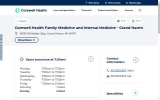 Corewell Health Family Medicine & Internal Medicine - Grand Haven