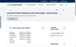 Corewell Health Obstetrics & Gynecology - Grand Haven