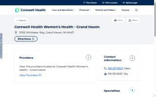 Corewell Health Women's Health - Grand Haven
