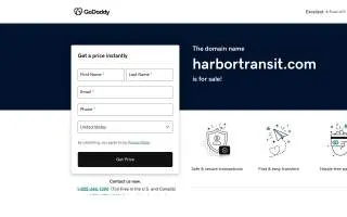 Harbor Transit website