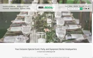 Redi Rental of Grand Haven website