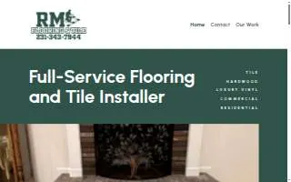 RM Flooring and Tile website