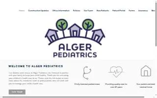 Alger Pediatrics of Grand Rapids website