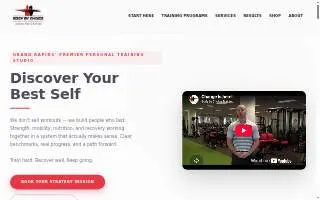 Body by Choice Training of Grand Rapids website