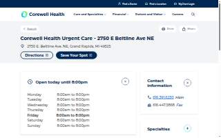 Corewell Health Urgent Care - 2750 E Beltline Ave NE