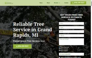 Forest Green Tree Service LLC website