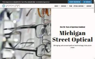 Michigan Street Optical of Grand Rapids website