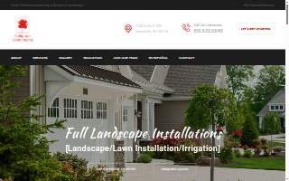 DeHamer Landscaping website