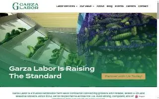 Garza Labor website