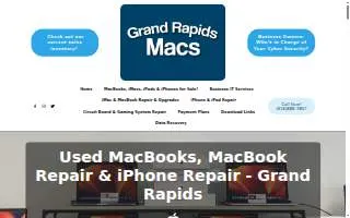 Grand Rapids Macs of Grandville website