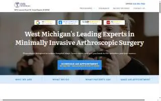 Grand Rapids Orthopedics of Grandville website