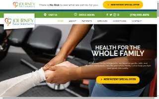 Journey Family Chiropractic website