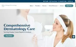 The Skin Revitalizing Center website