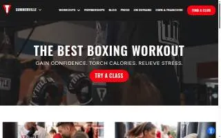 TITLE Boxing Club Grandville website