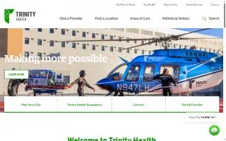 Trinity Health Medical Group, Cardiovascular - Grand Rapids Campus of East Grand Rapids website