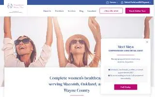Comprehensive Woman's Care of Grosse Pointe Woods website