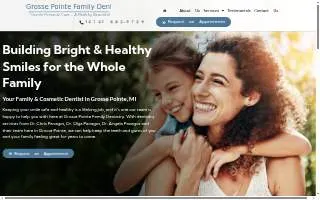 Grosse Pointe Family Dentistry website