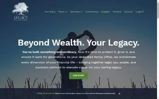 Legacy Wealth Management of Grosse Pointe Woods website