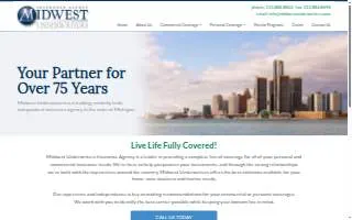 Midwest Underwriters Insurance website